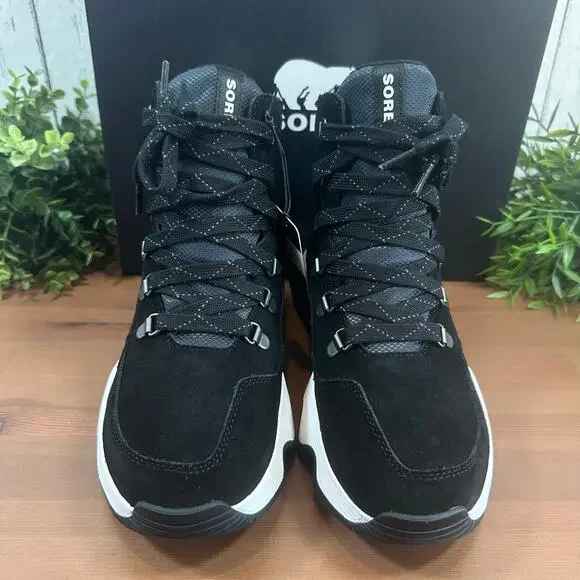 Sorel Women's Kinetic Impact Conquest Plus Waterproof Boots Black Size 8 - Picture 4 of 9